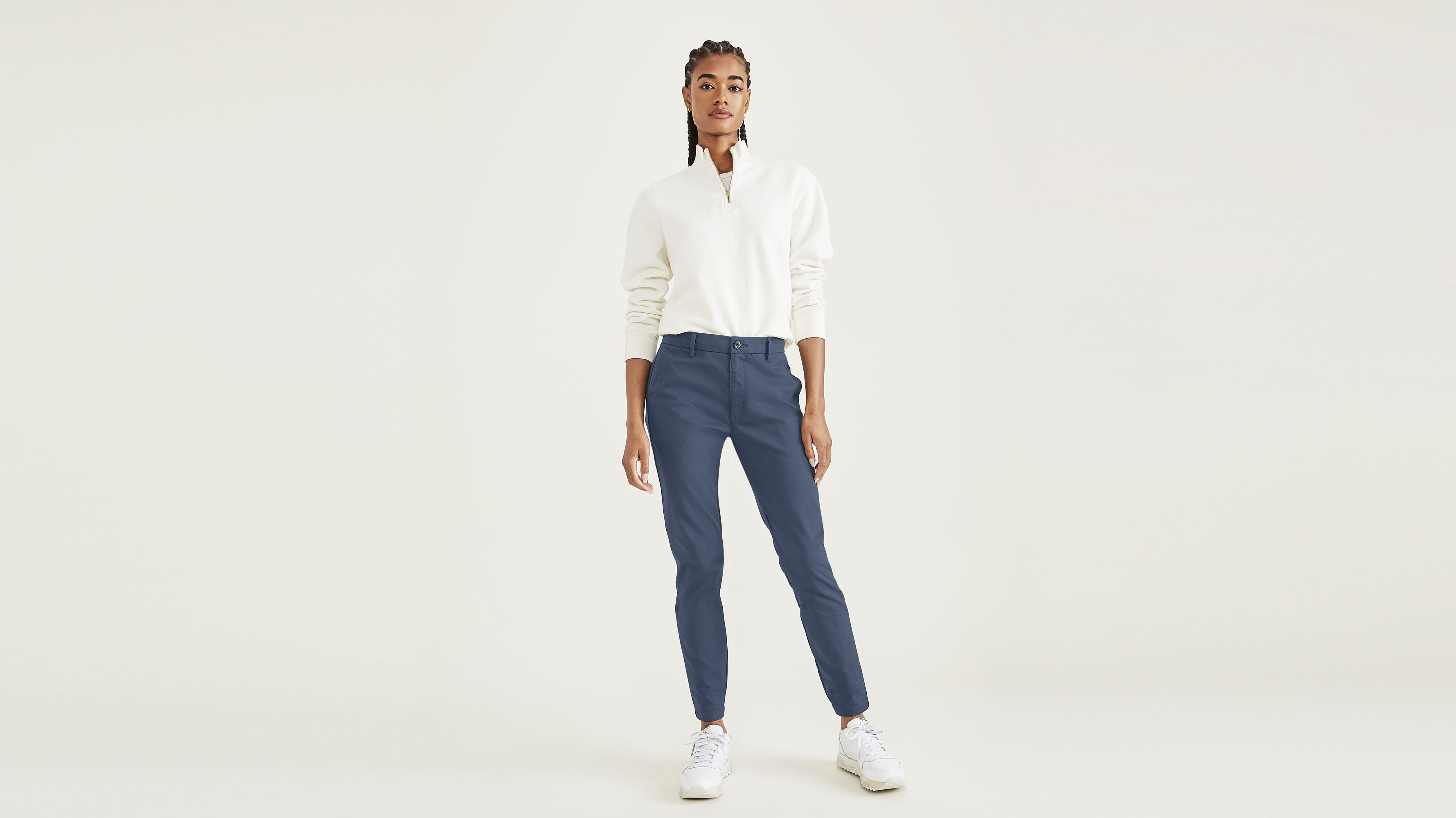 Weekend Chino Lacivert Skinny Fit Pantolon