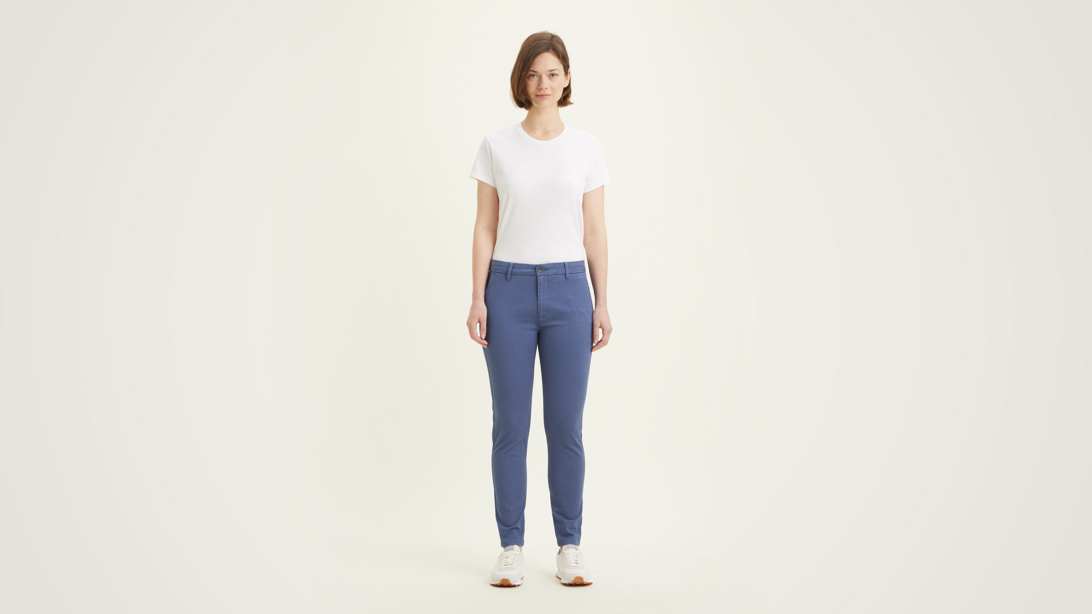 Weekend Chino Lacivert Skinny Fit Pantolon