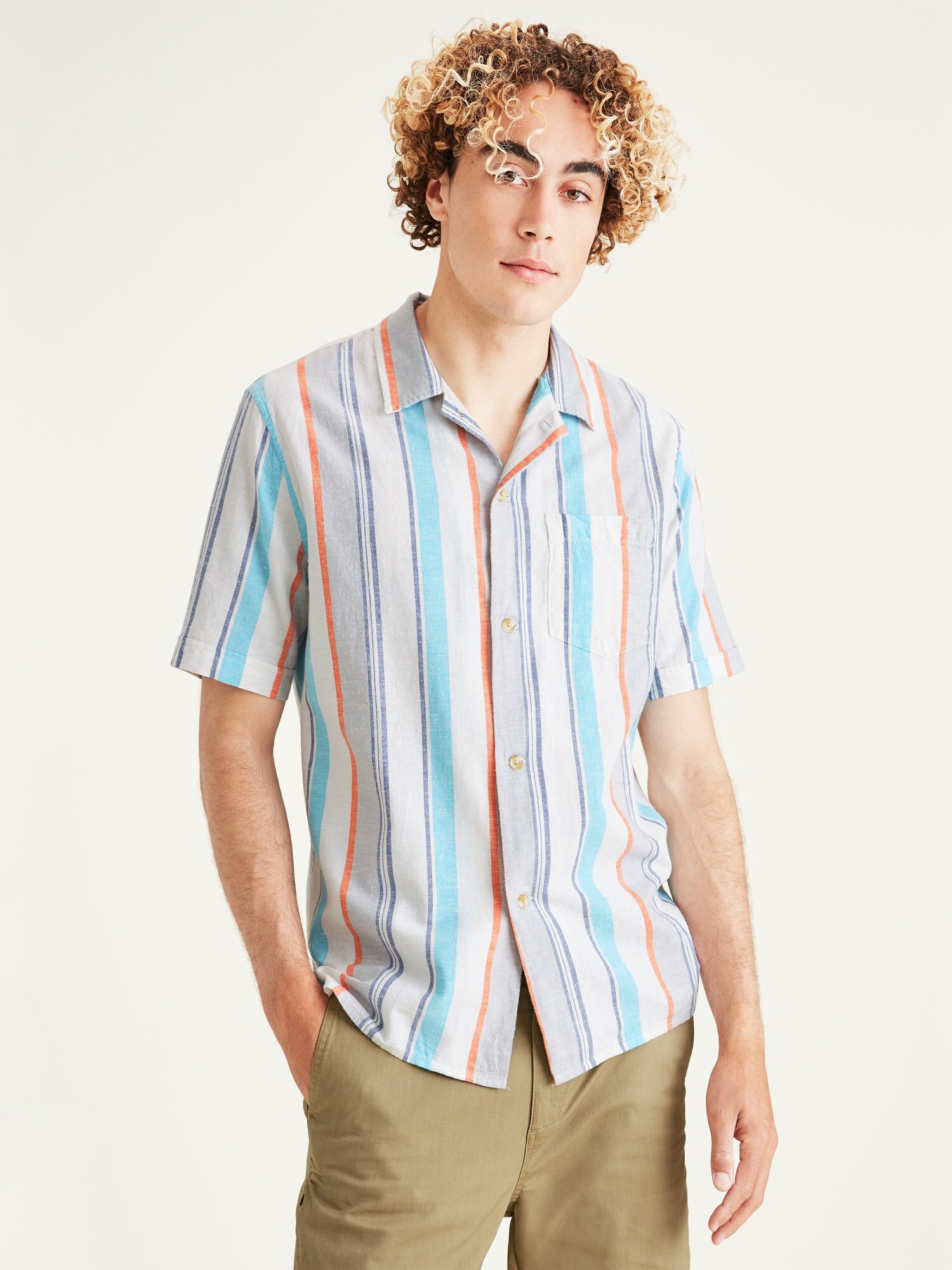 Camp Collar Gömlek, Kısa Kollu