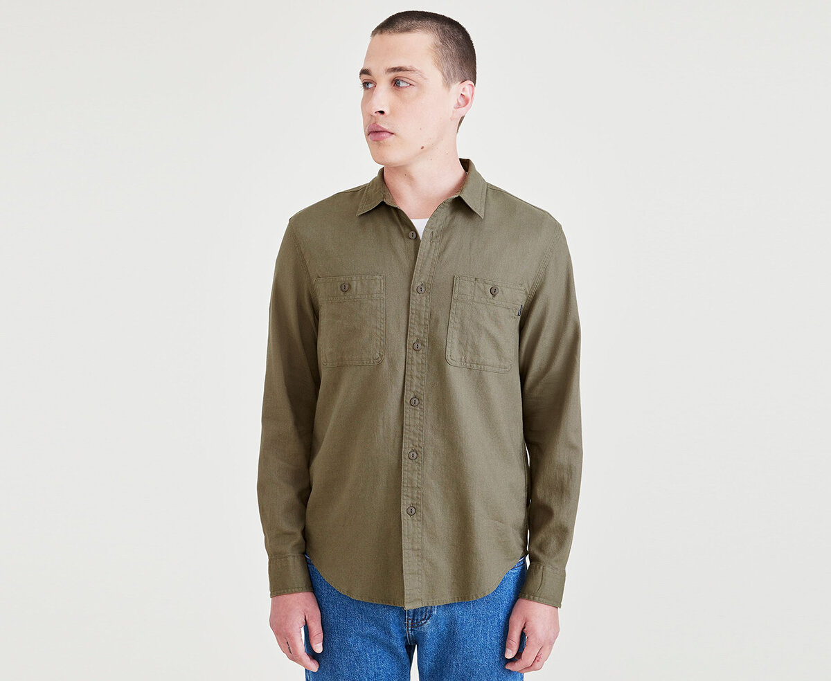 Work Shirt Yeşil Gömlek