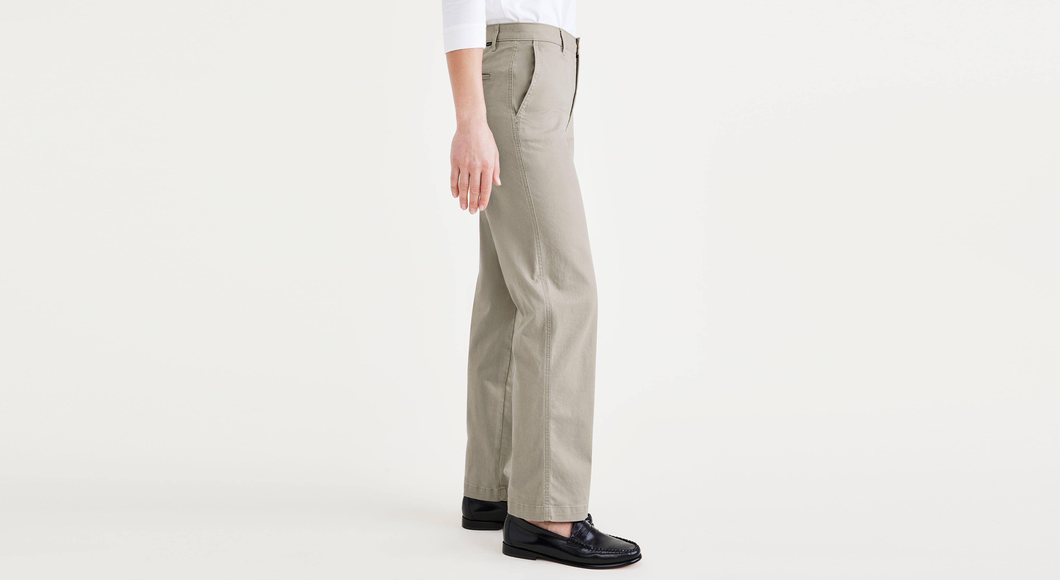 Original Khaki High Straight Fit Pantolon