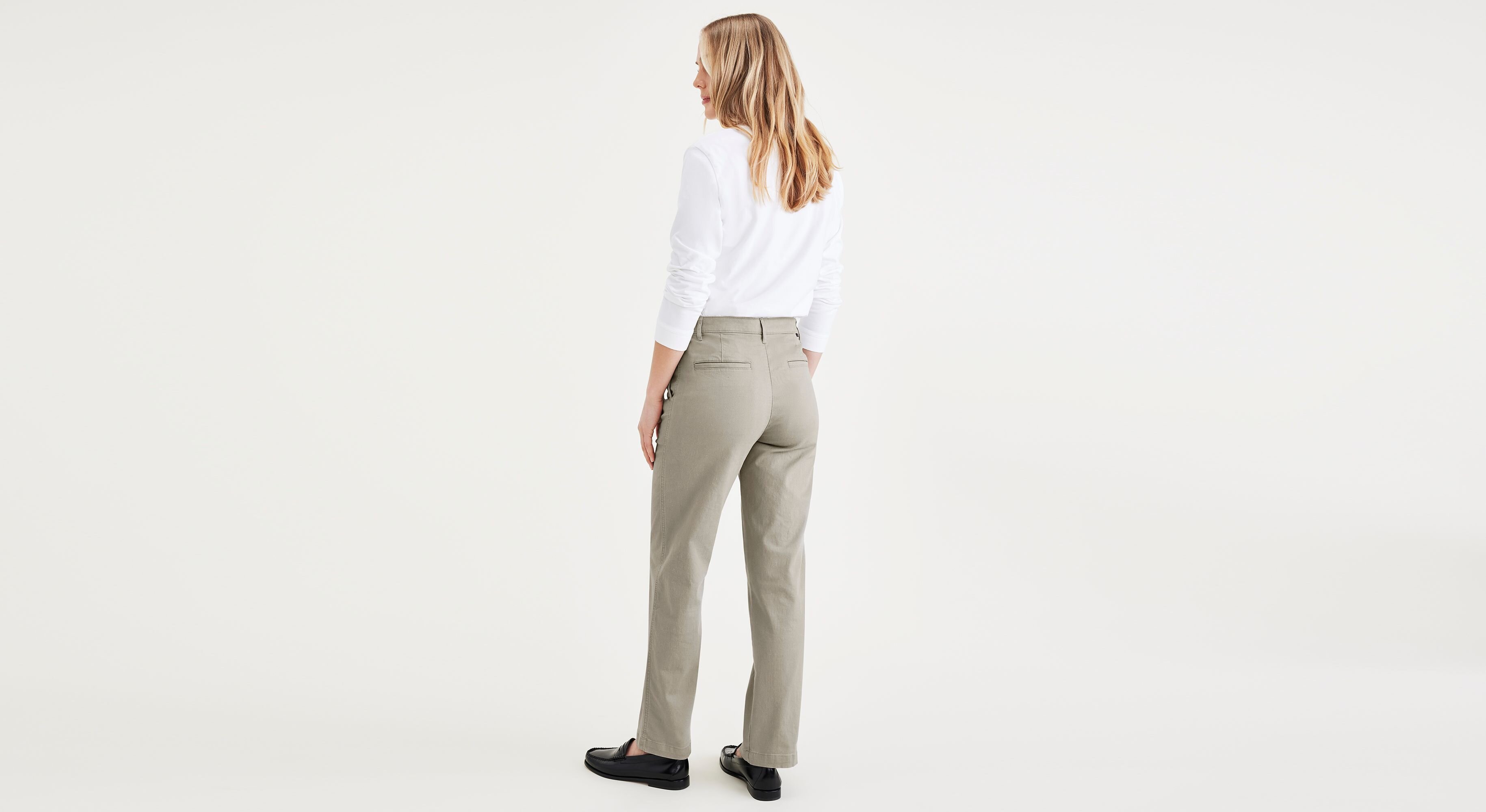 Original Khaki High Straight Fit Pantolon