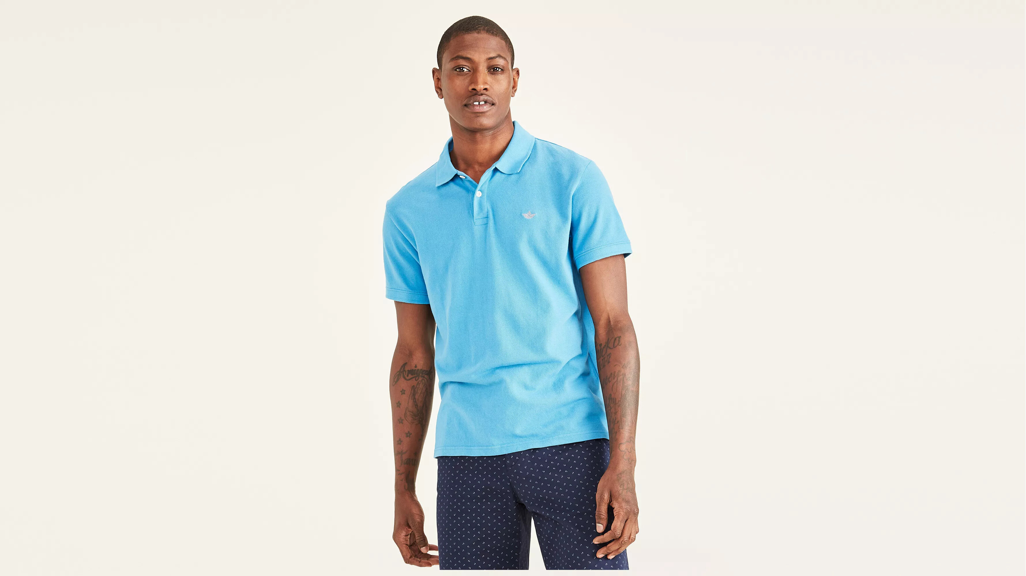 Rib Collar Polo