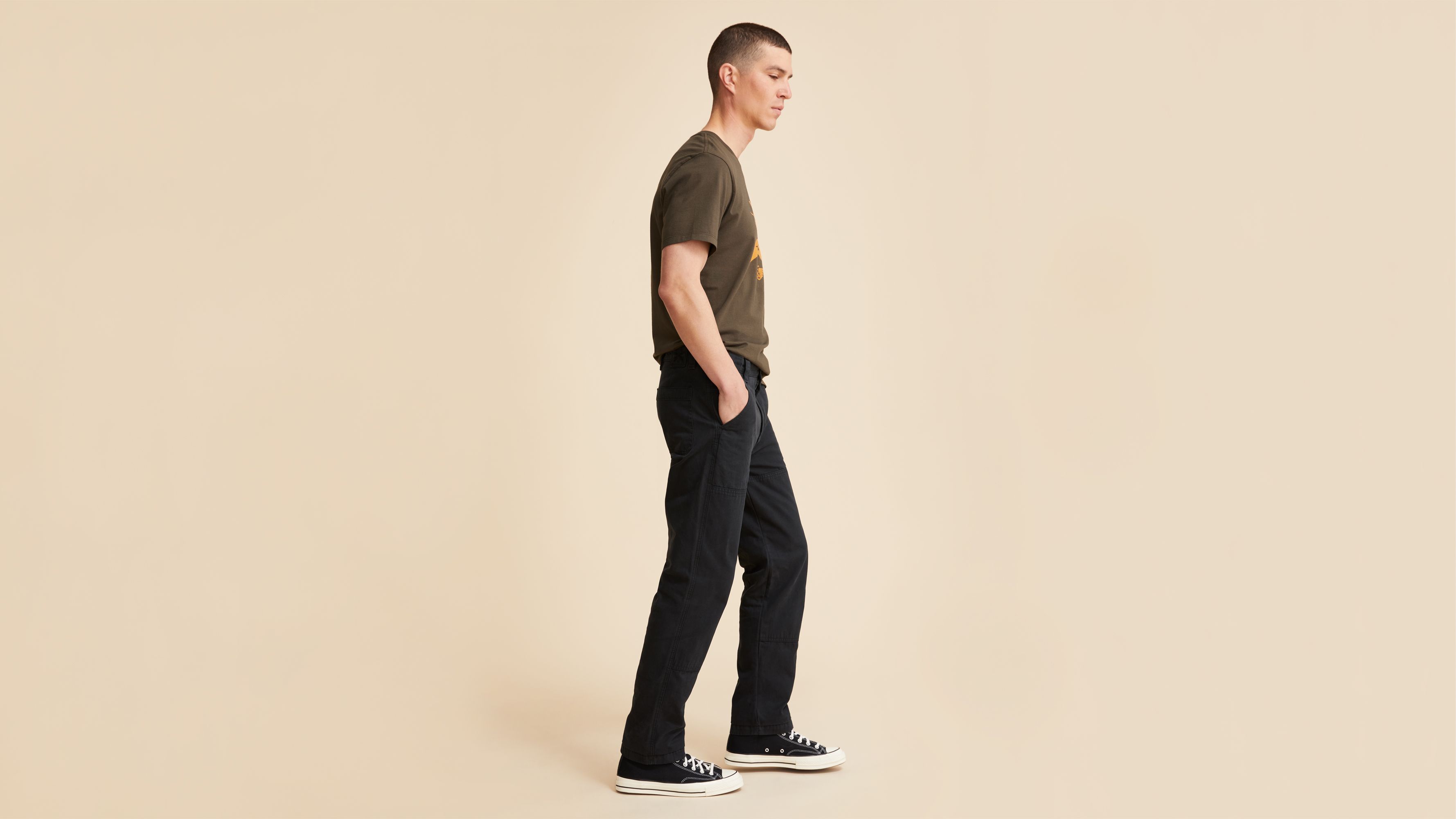 Jon Rose Chino Gd Mineral Black Btm