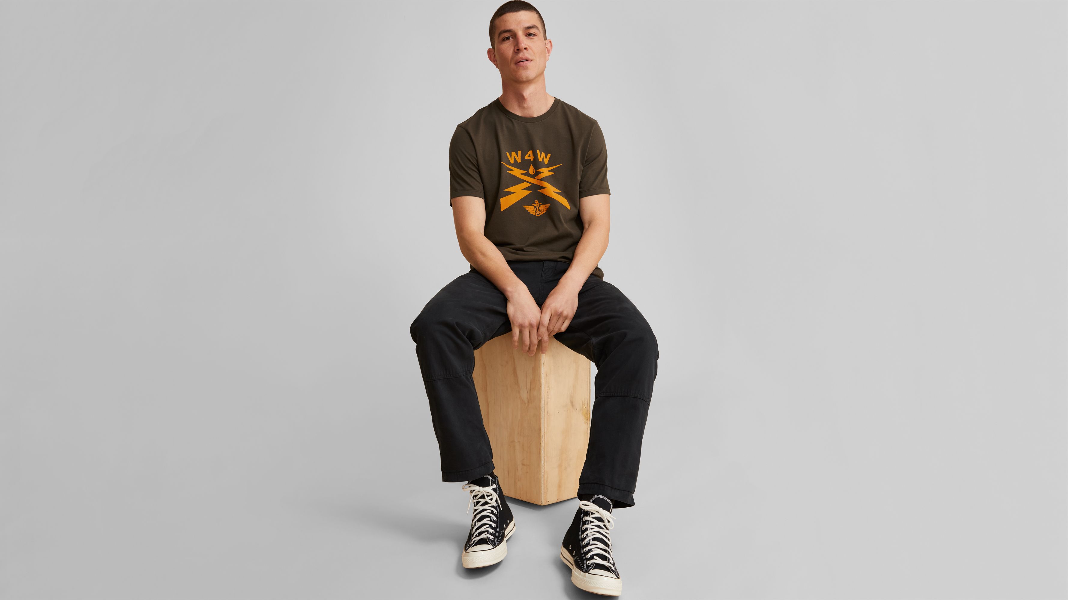 Jon Rose Chino Gd Mineral Black Btm