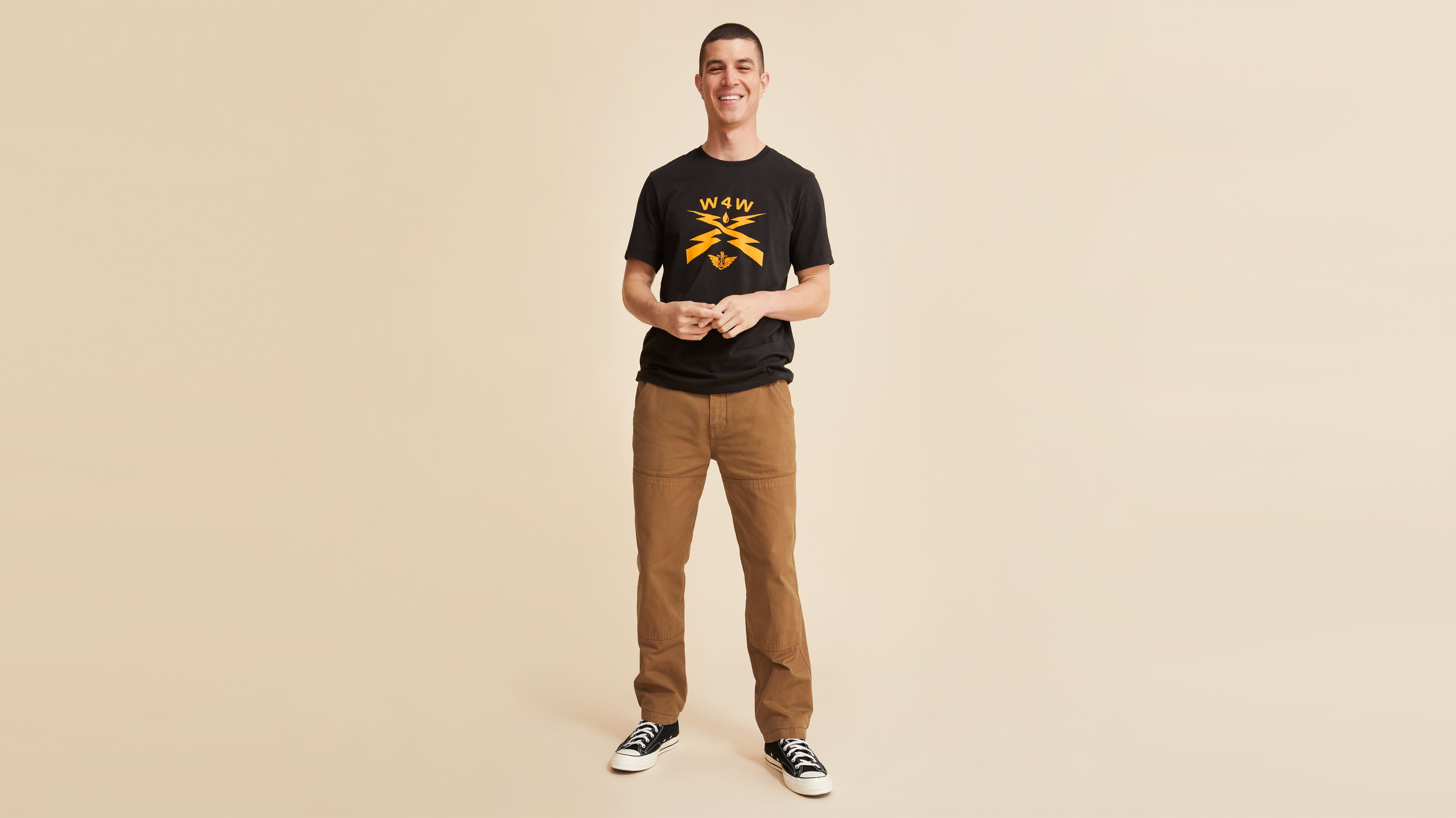 Jon Rose Chino Gd Dark Ginger Btm