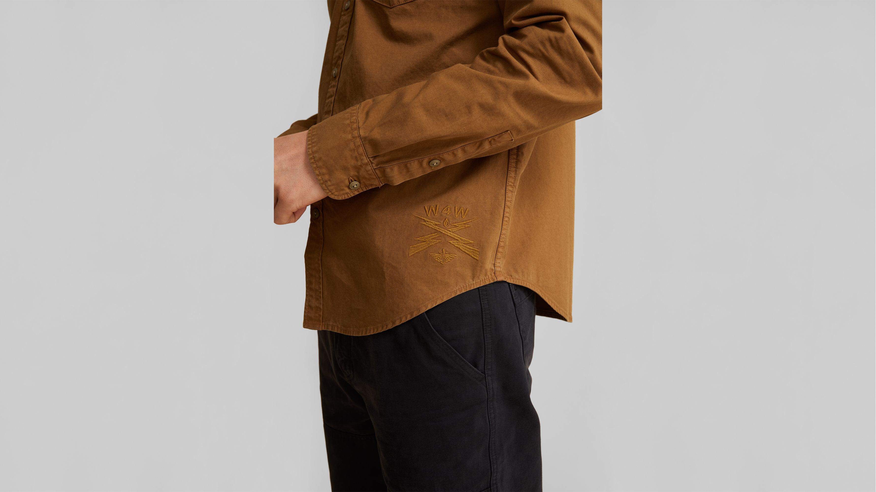 2 Pocket Icon Gd Dark Ginger Tops