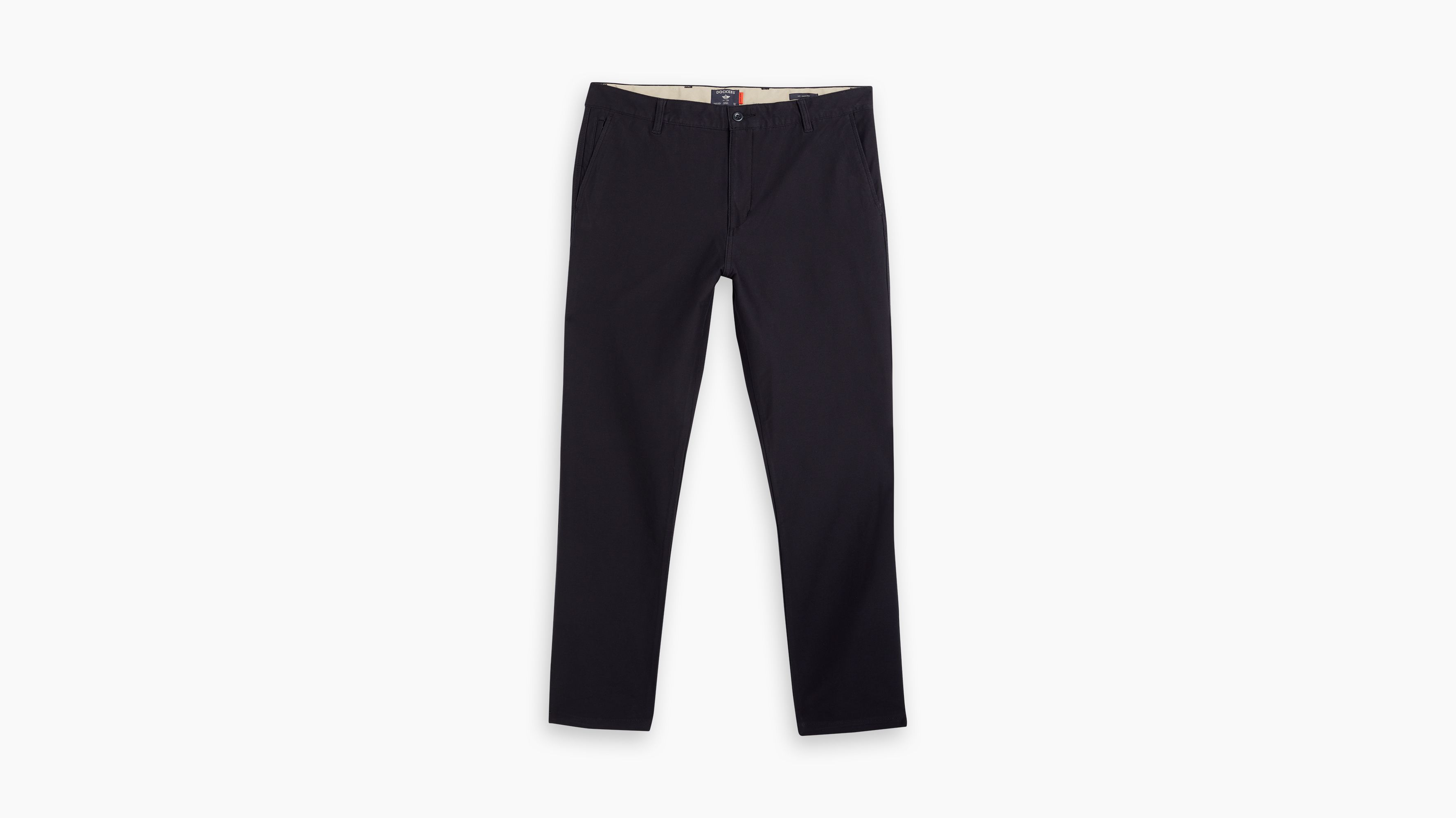 Smart 360 Comfort Knit Siyah Slim Fit Chino Pantolon