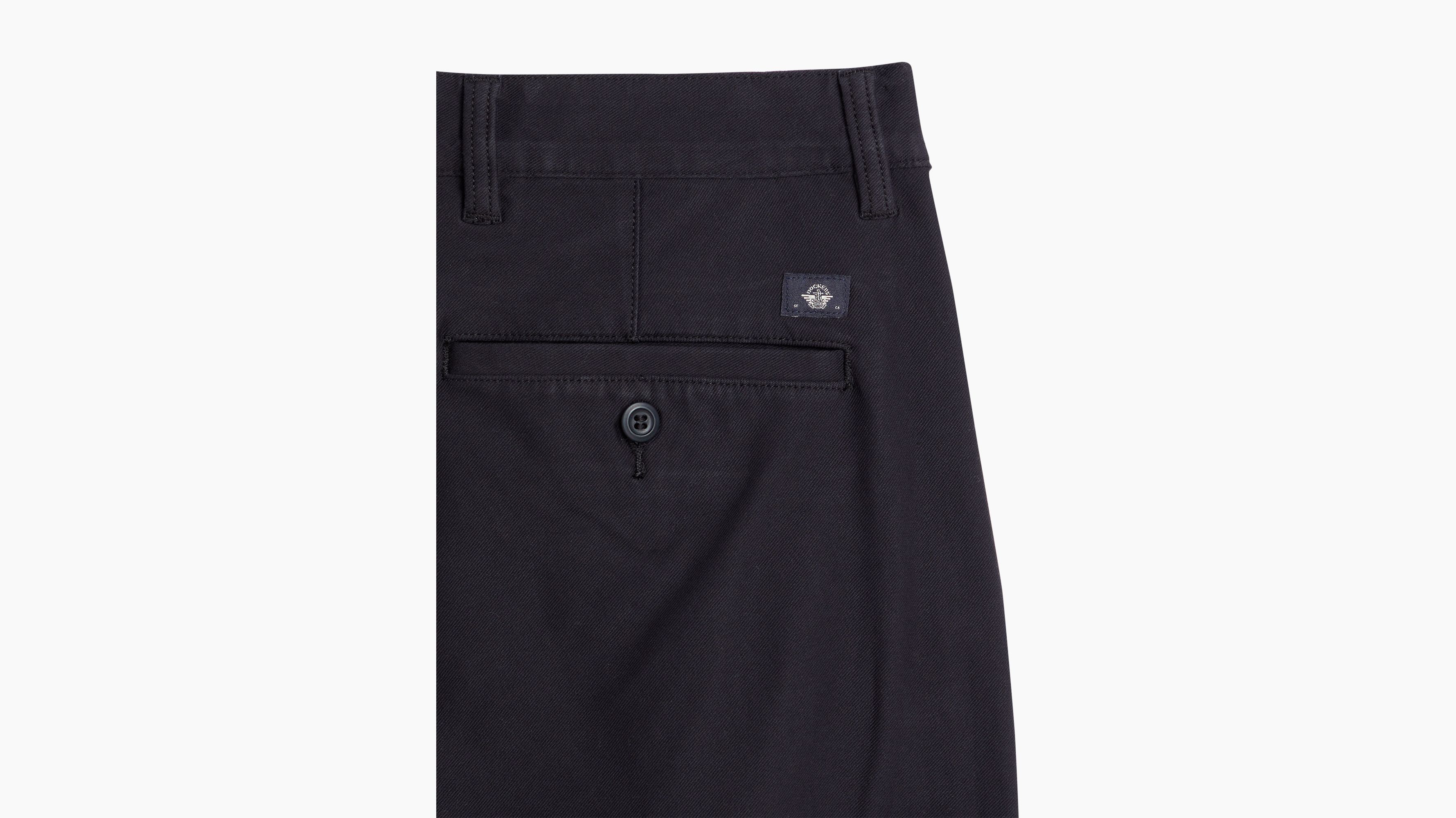 Smart 360 Comfort Knit Siyah Slim Fit Chino Pantolon