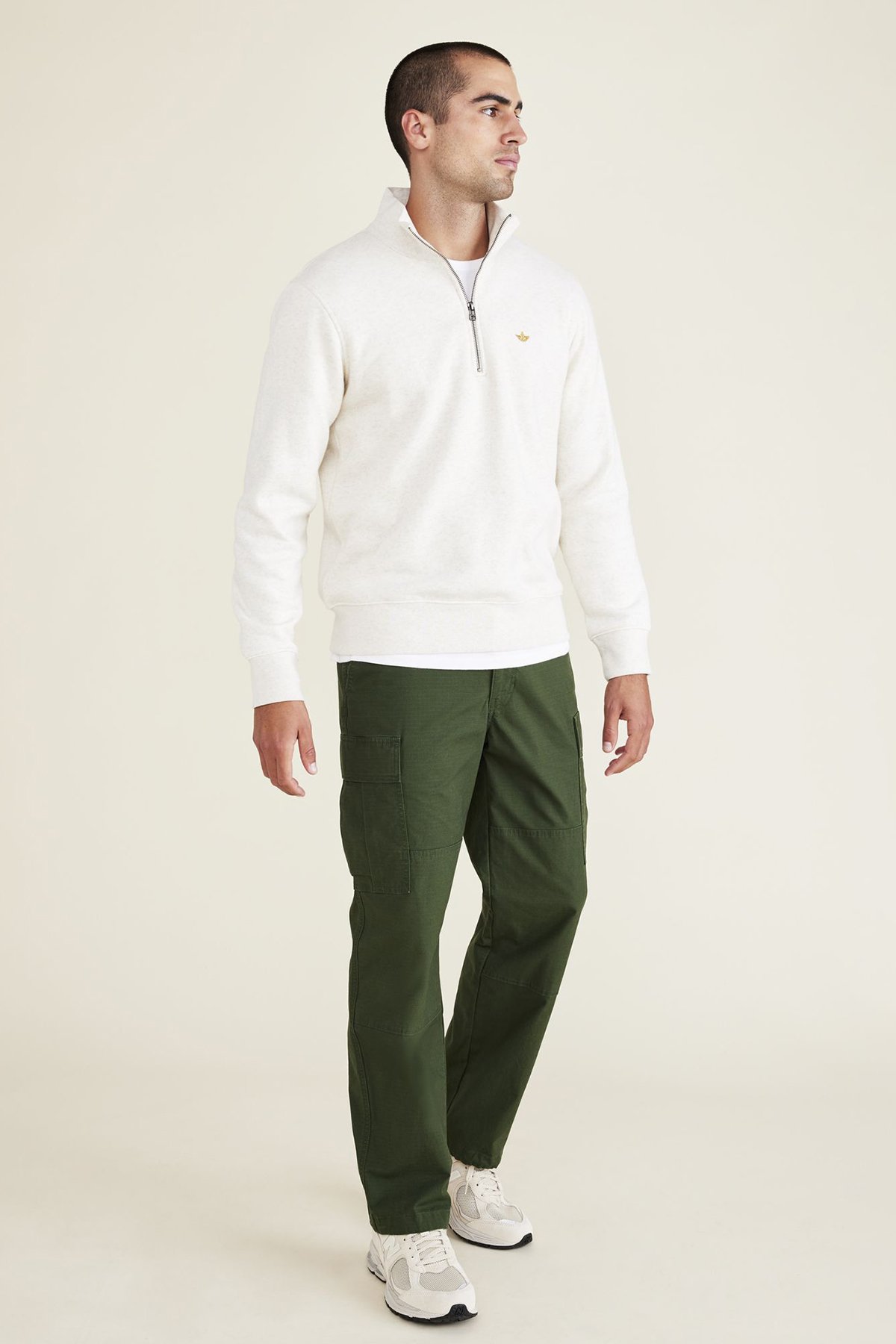 Smart 360 Tech Kargo Koyu Yeşil Straight Fit Pantolon