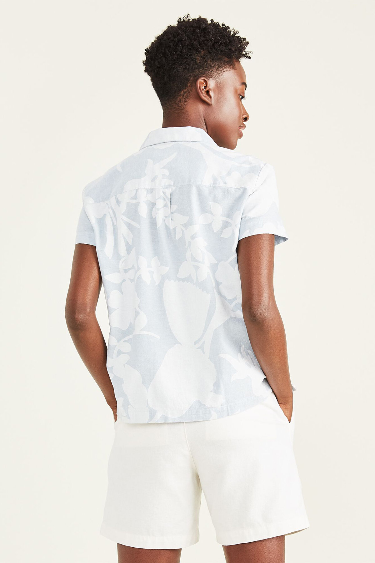 Camp Collar Shirt, Kısa Kol