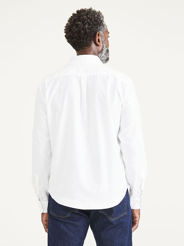 Stretch Oxford Beyaz Gömlek