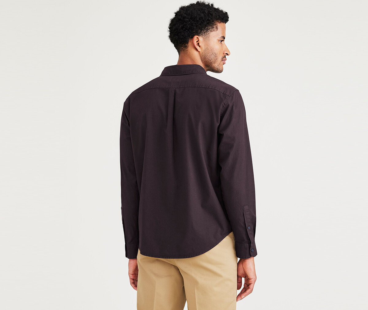 Stretch Oxford Kahverengi Gömlek