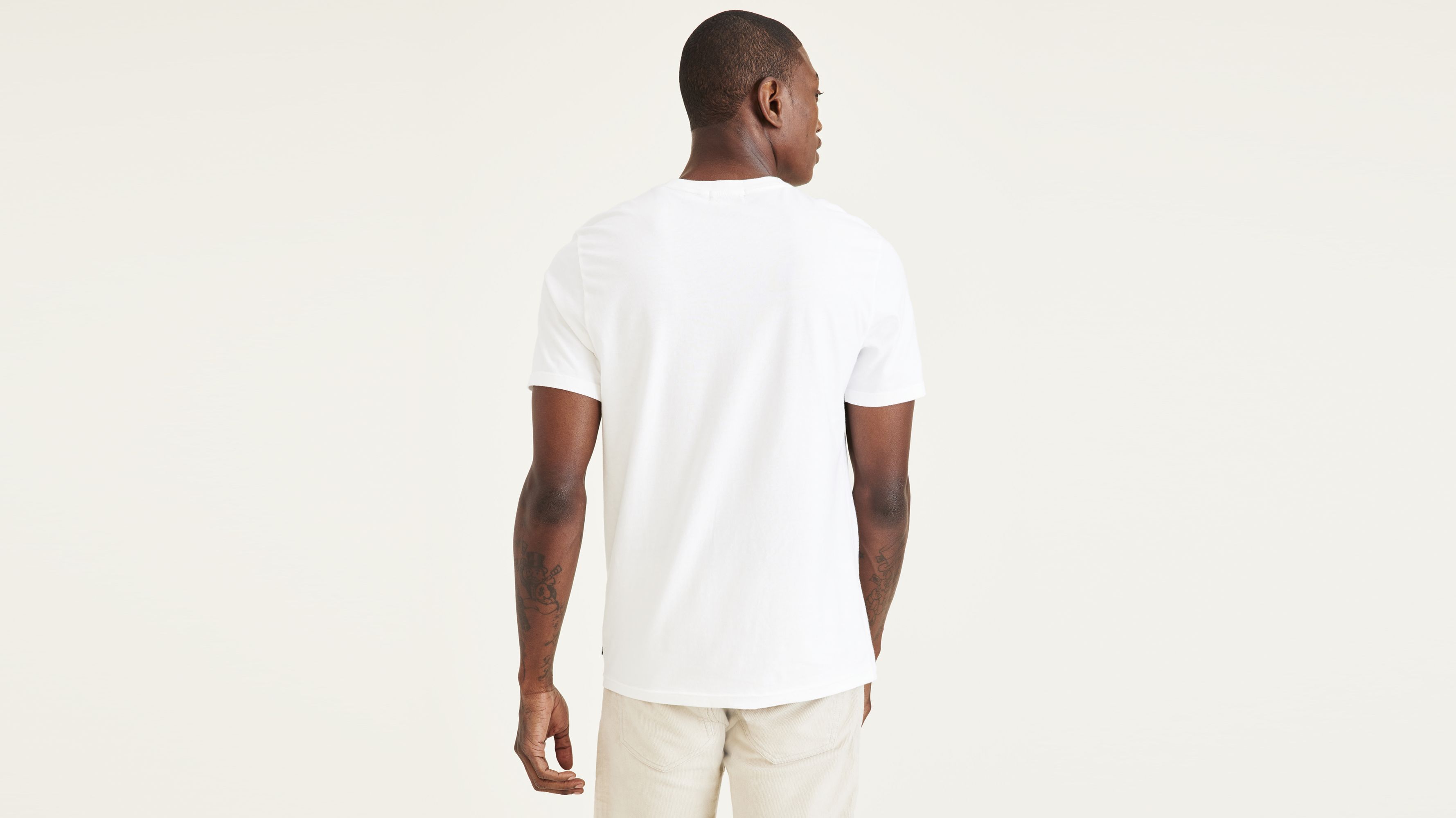 Yuvarlak Yaka Beyaz Tişört