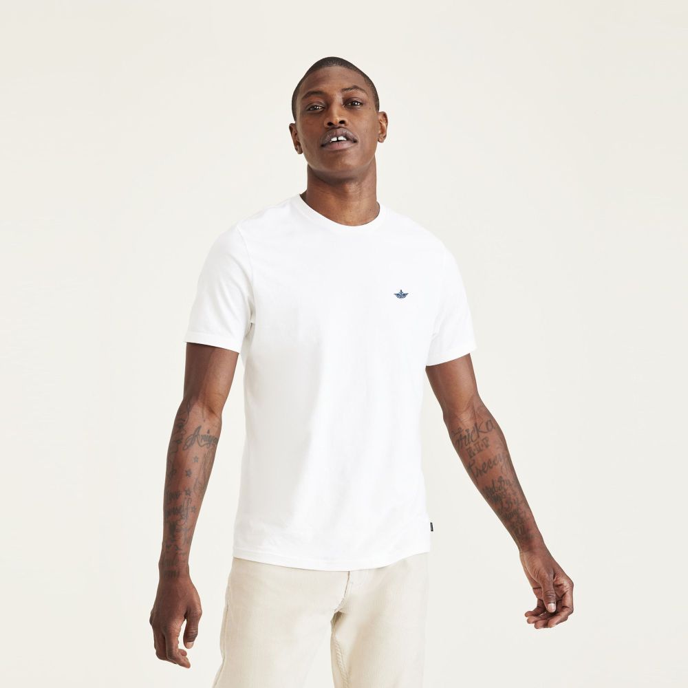 Yuvarlak Yaka Beyaz Tişört