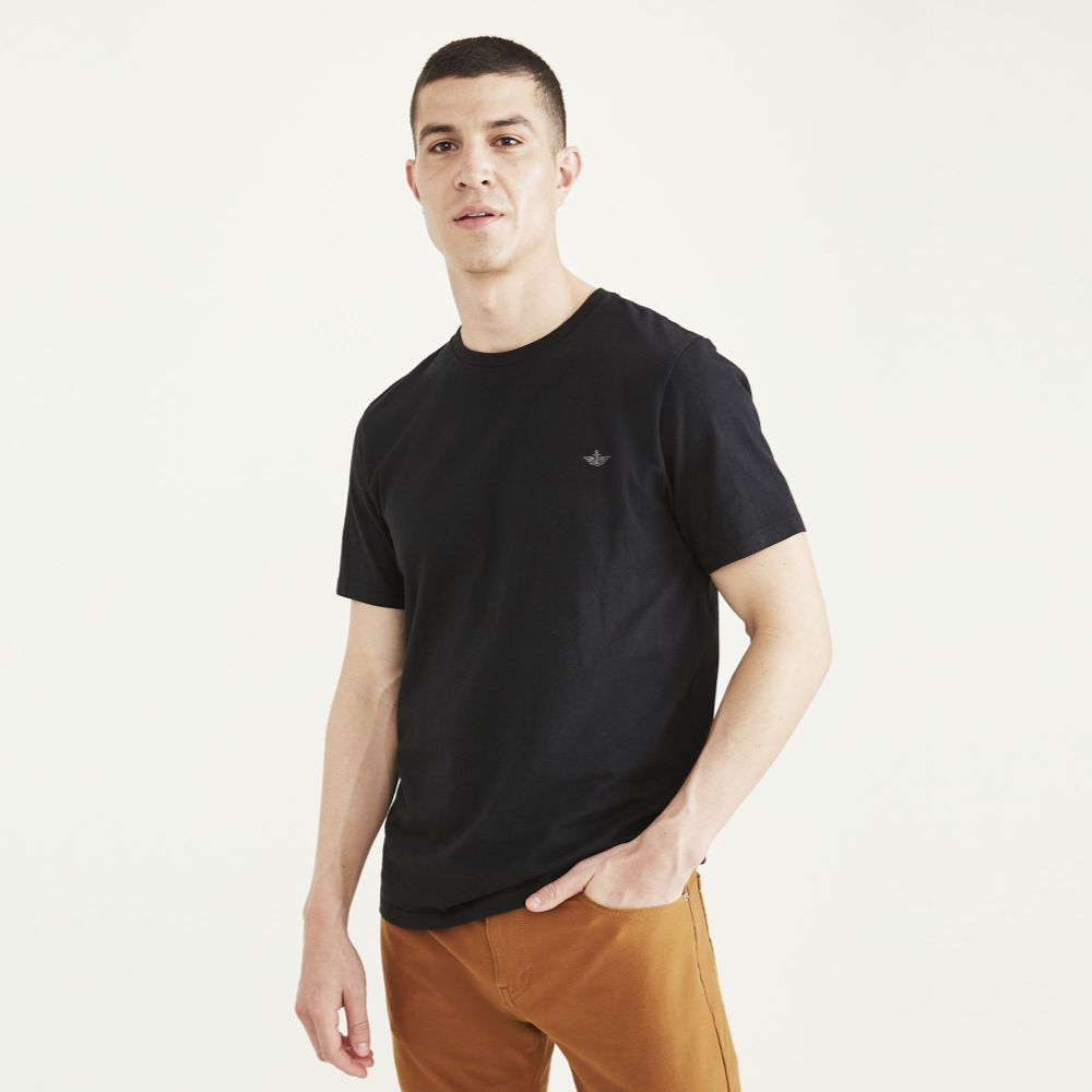 Yuvarlak Yaka Siyah Tişört