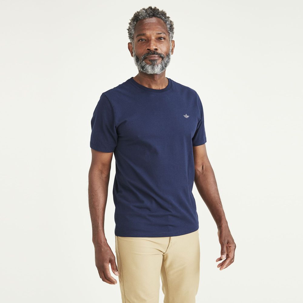 Yuvarlak Yaka Lacivert Tişört