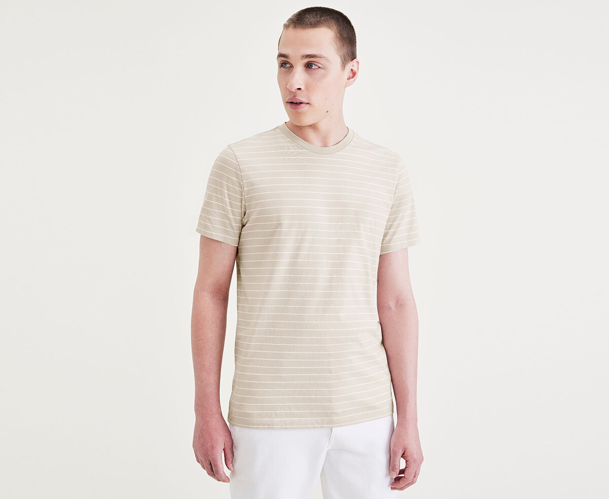 Yuvarlak Yaka Bej Tişört