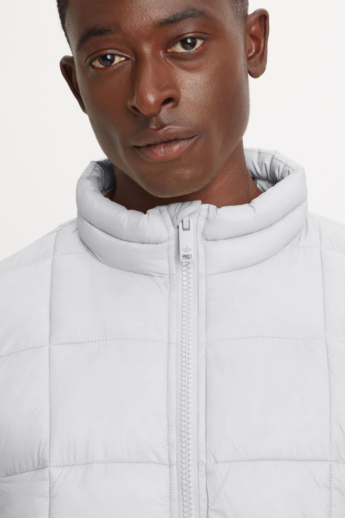 ERKEK Gri Nylon Lightweight Quilted Mont A409600060 Dockers