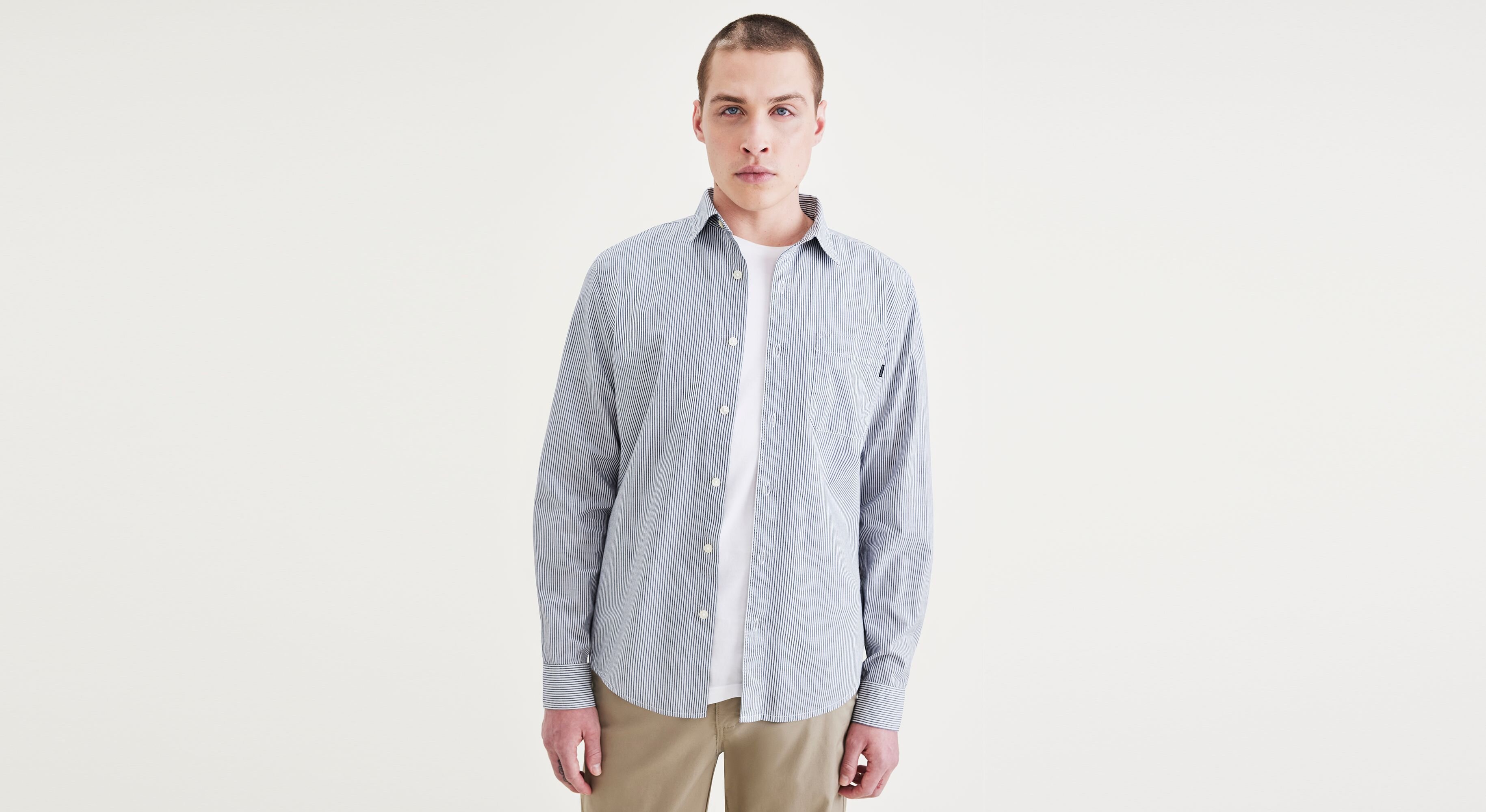 Casual Mavi Gömlek, Slim Fit