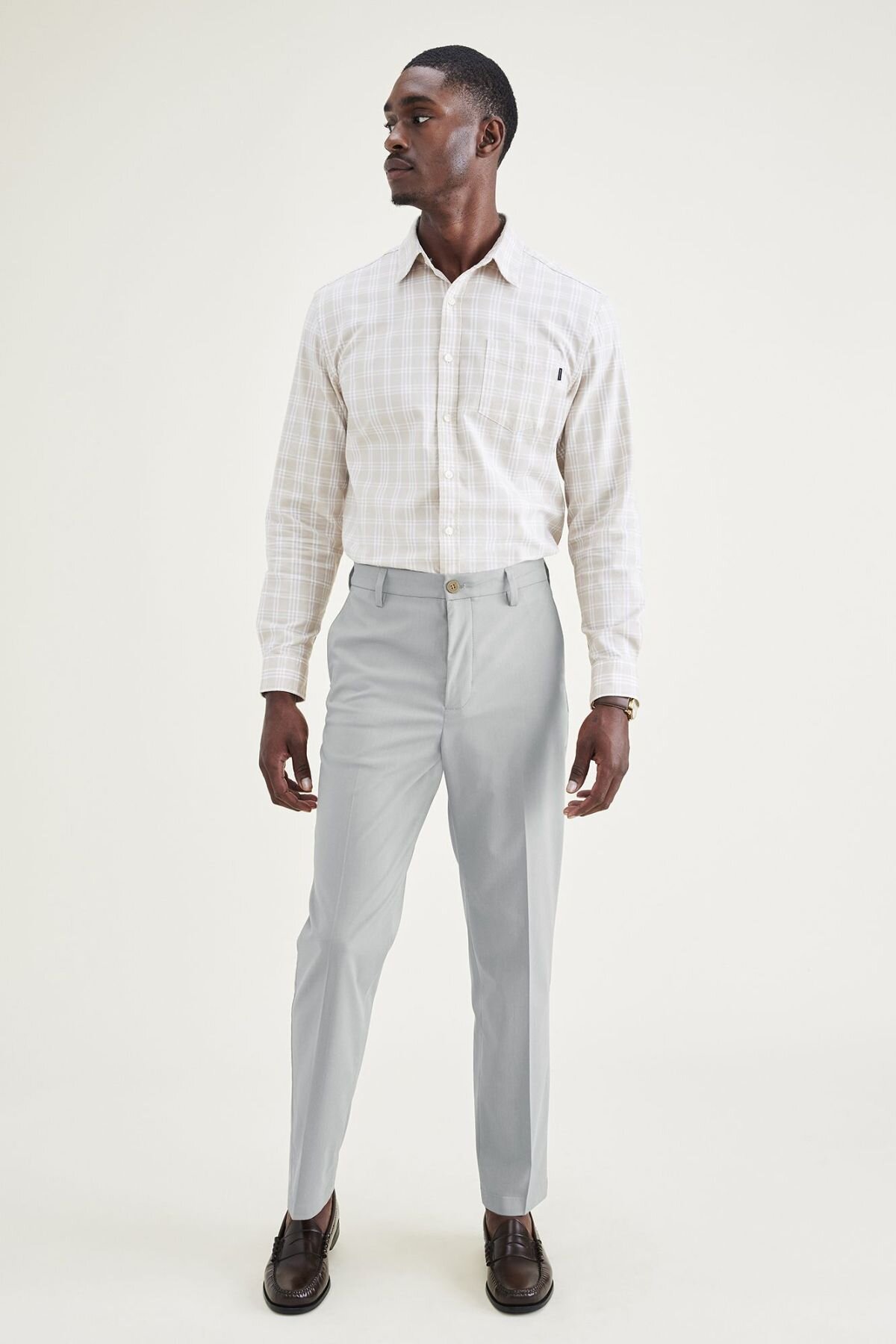 Go Signature Khaki Straight Fit Pantolon