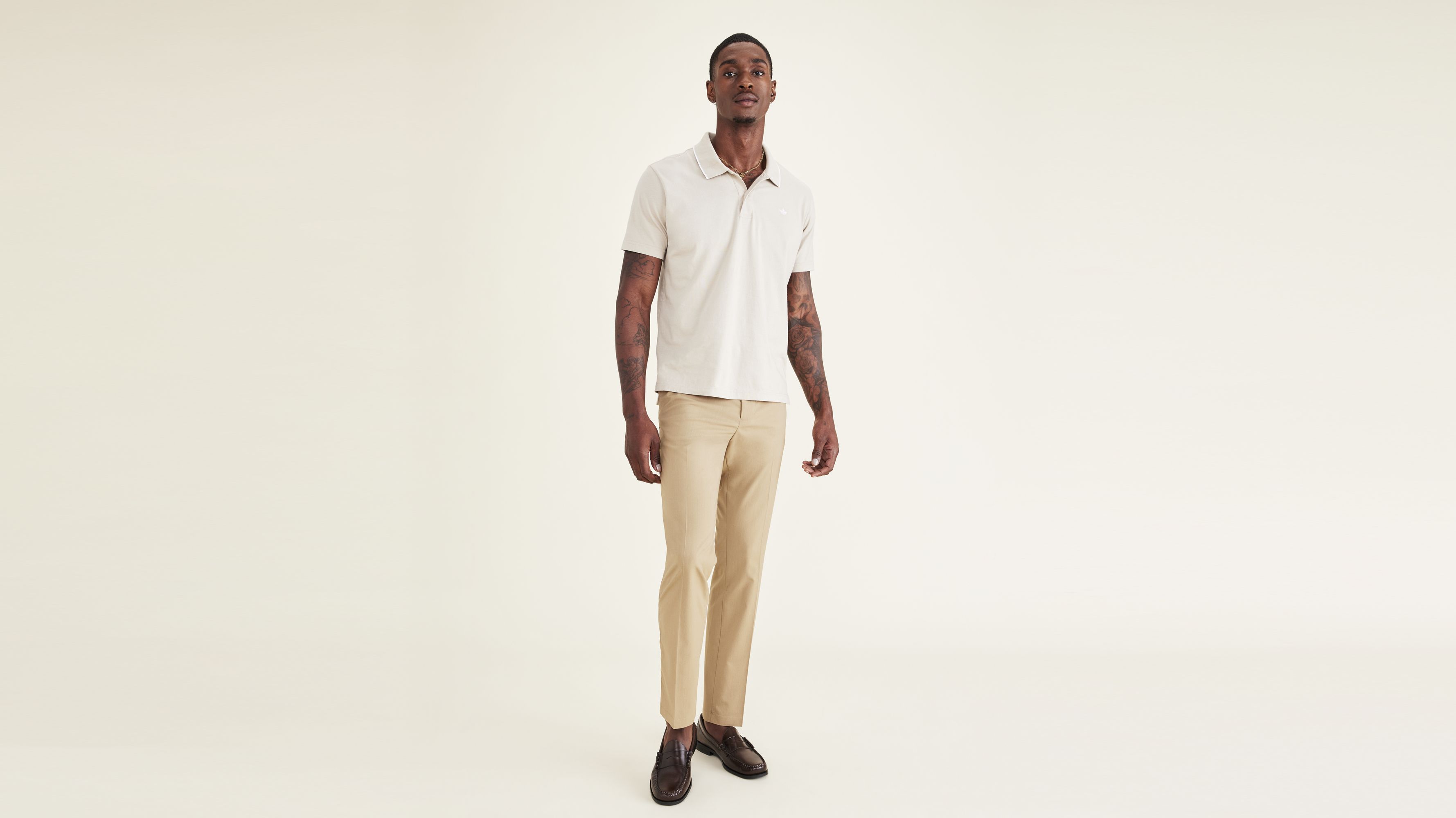 Signature Go Khaki Slim Fit Pantolon