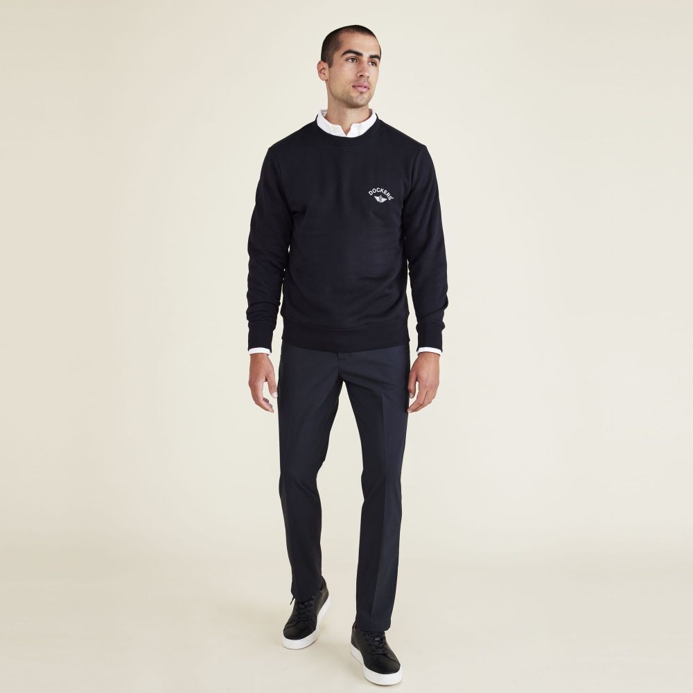 Signature Go Siyah Khaki Slim Fit Pantolon