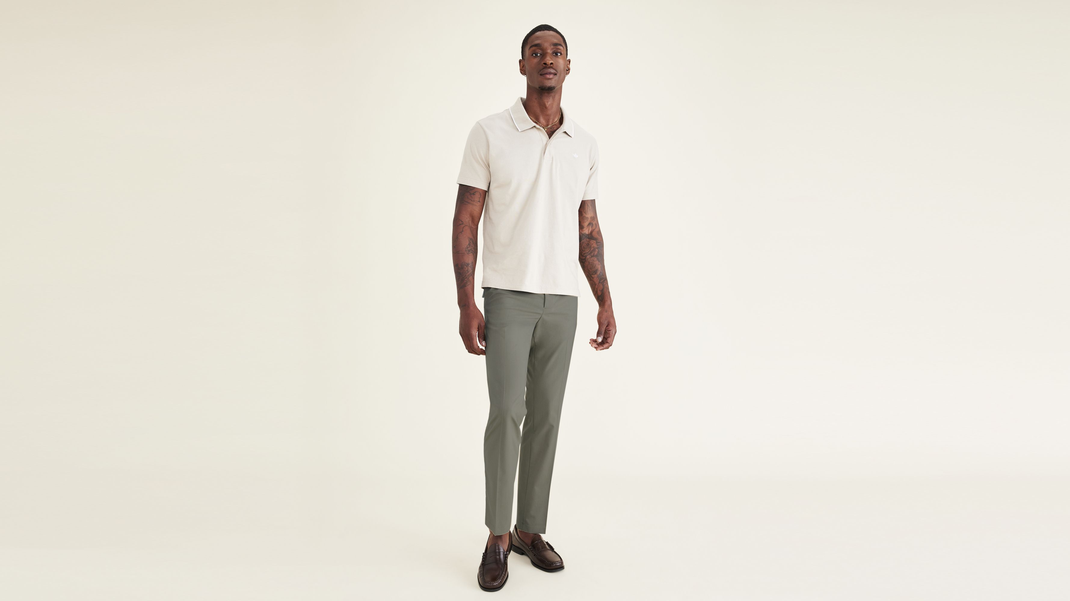 Go Signature Khaki Slim Fit Pantolon