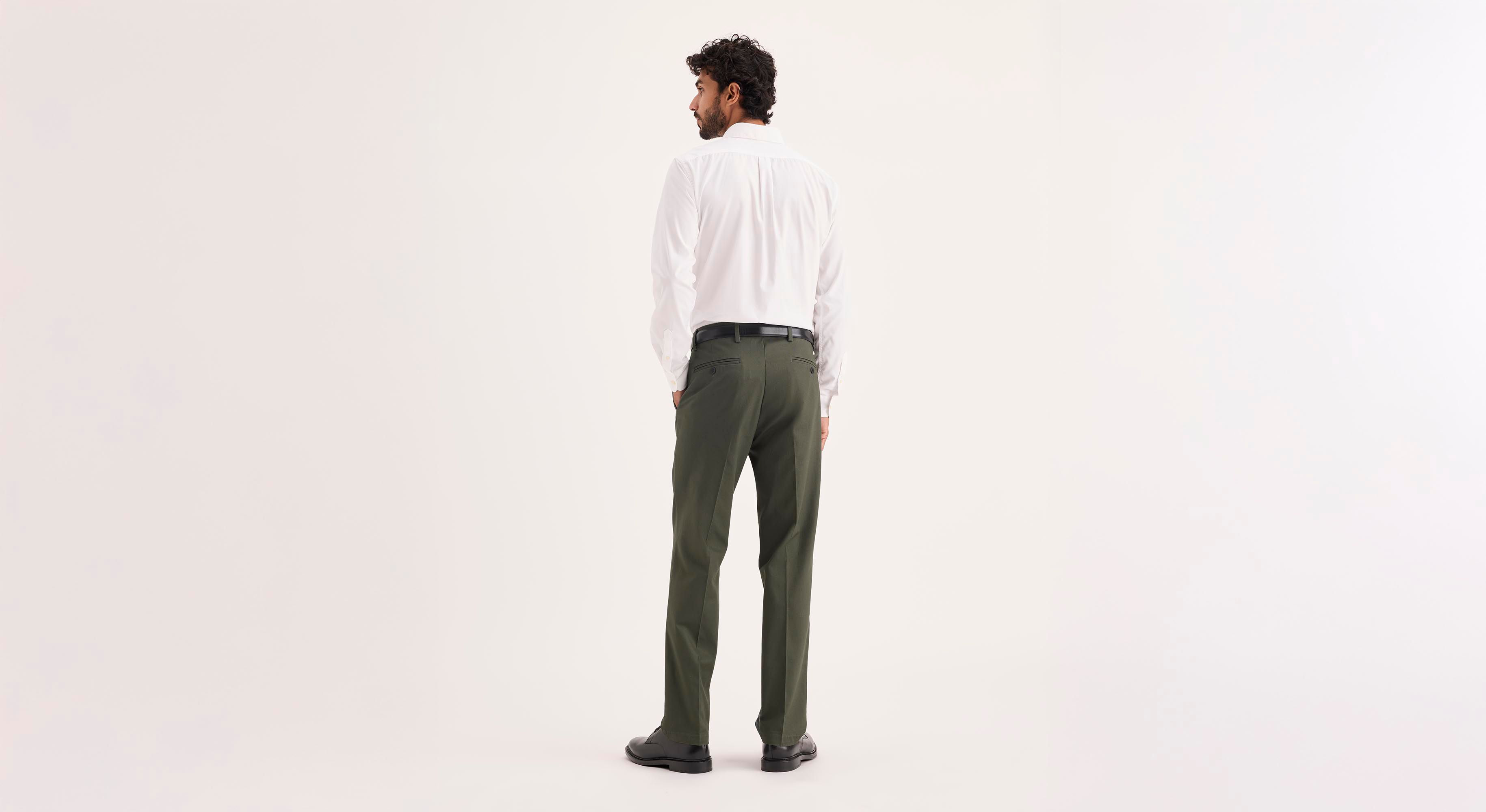 Signature Stain Defender Slim Fit Pantolon