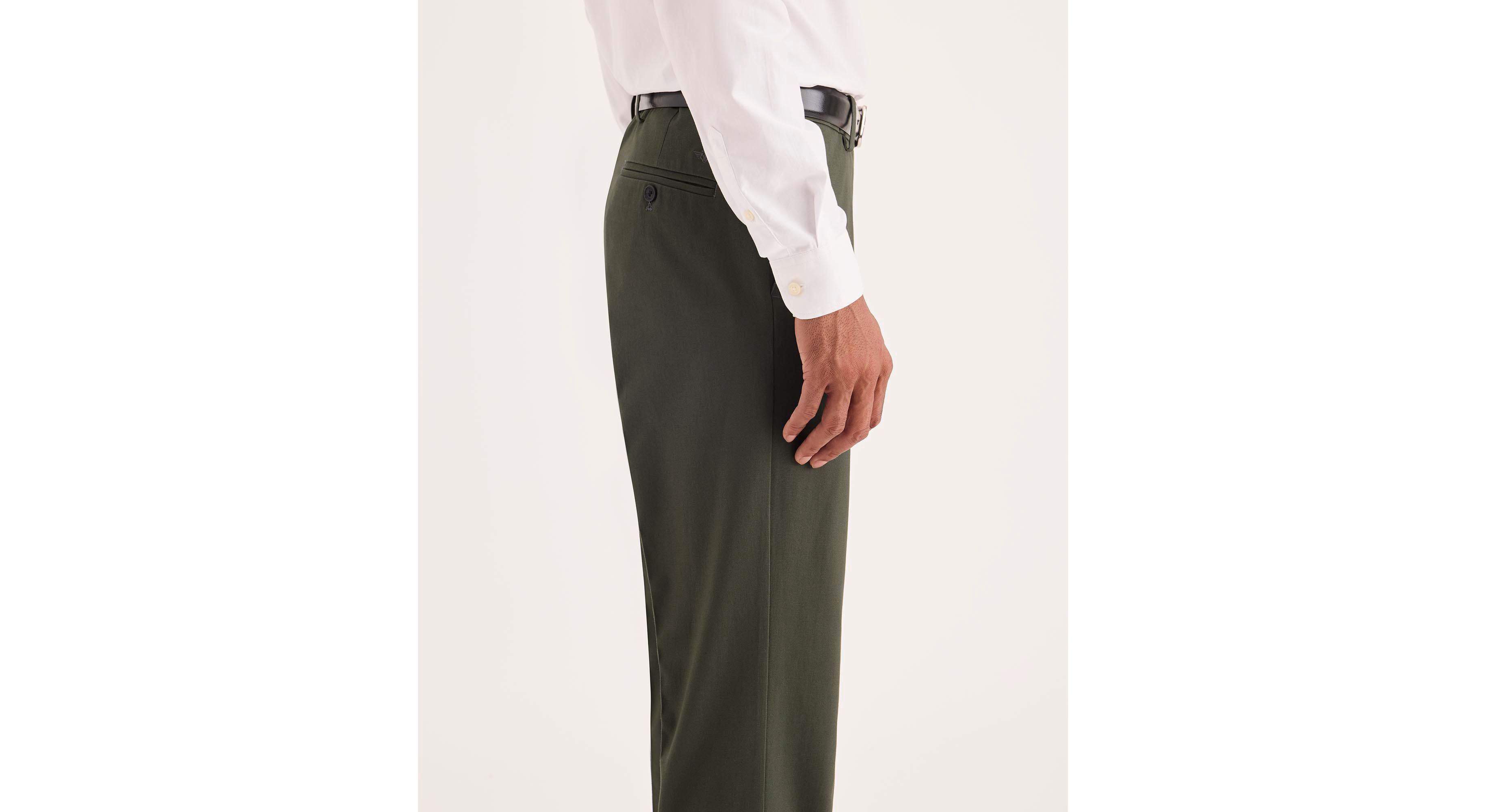 Signature Stain Defender Slim Fit Pantolon
