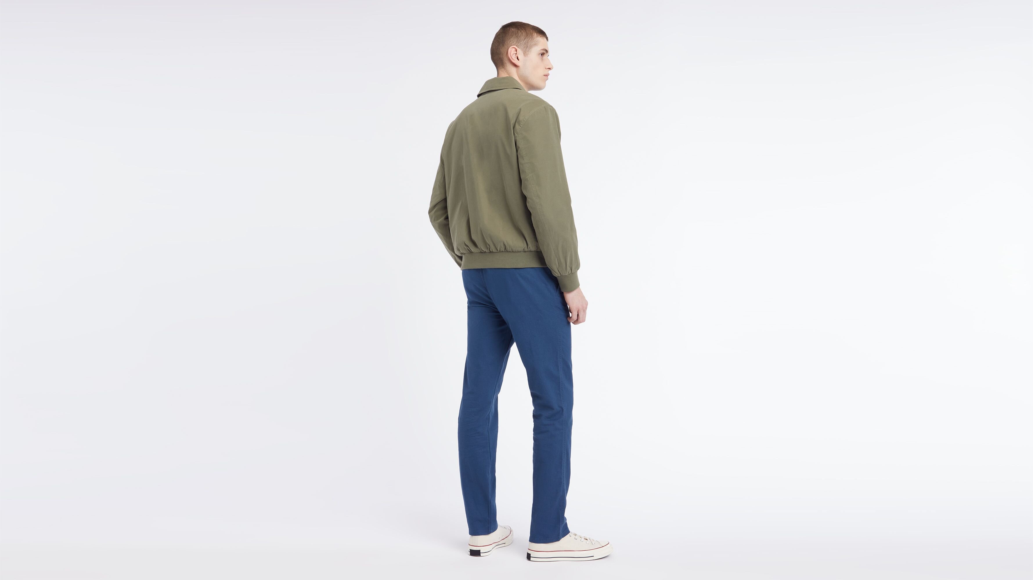 Microtwill Relaxed Deck Bomber Yeşil Mont