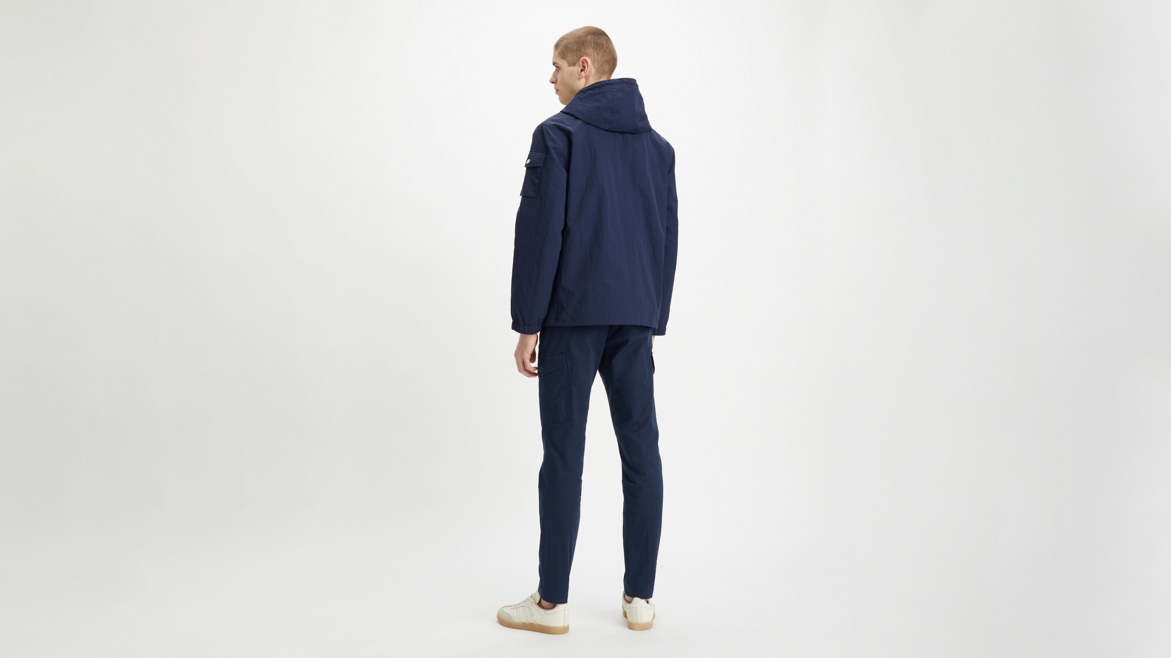 Recycled Sail Lacivert Mont Parka