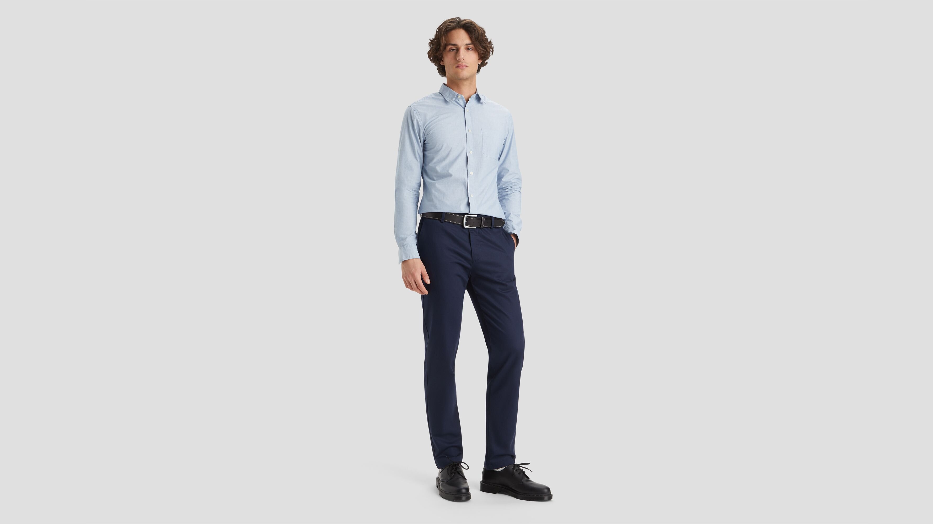 Signature Stain Defender Creaseless Slim Fit Pantolon