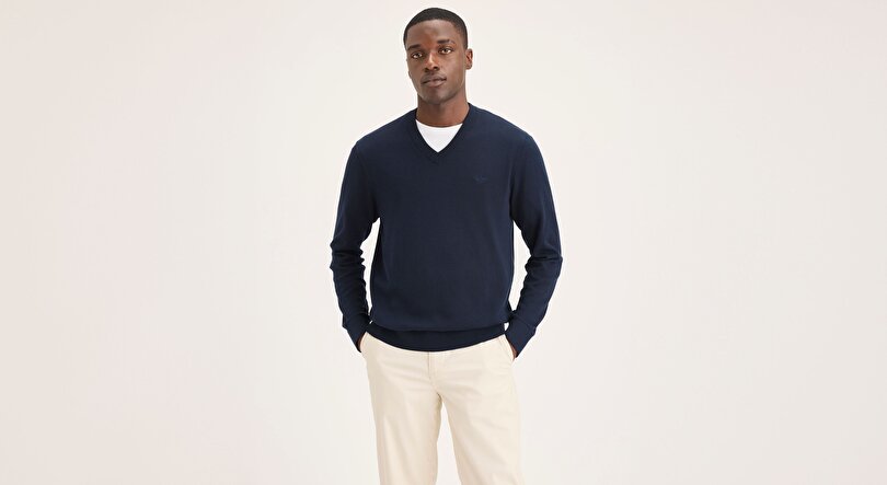 V Yaka Regular Fit Kazak