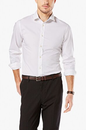 Refined Poplin Beyaz Gömlek