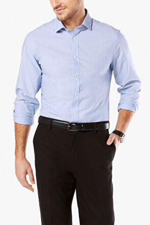 Refined Poplin Mavi Gömlek