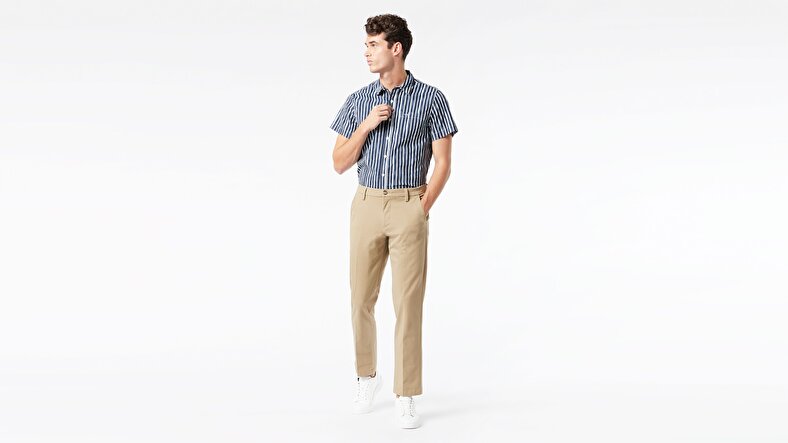 Smart 360 Flex Bej Workday Slim Fit Pantolon