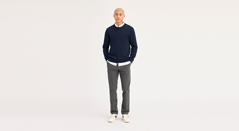 Smart 360 Flex Koyu Gri Workday Slim Fit Pantolon