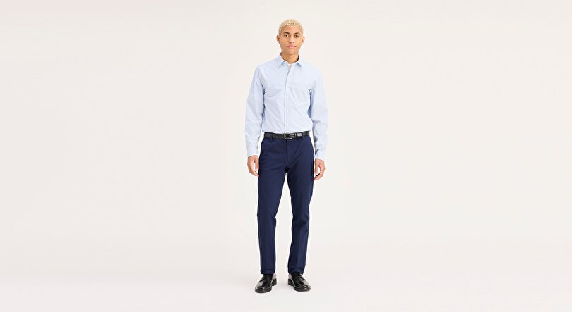 Smart 360 Flex Lacivert Workday Slim Fit Pantolon