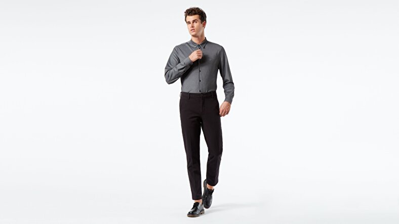 Smart 360 Flex Siyah Workday Slim Fit Pantolon