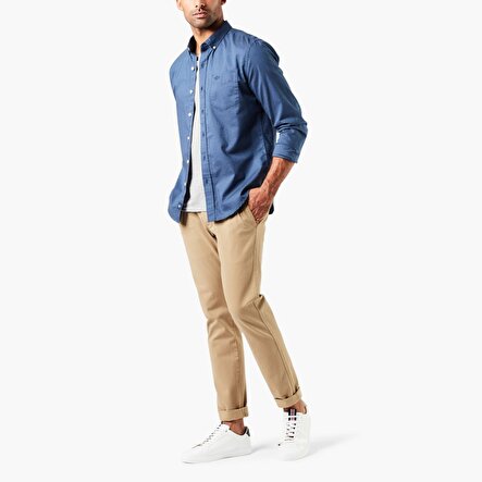 Smart 360 Flex Bej Ultimate Skinny Fit Chino Pantolon