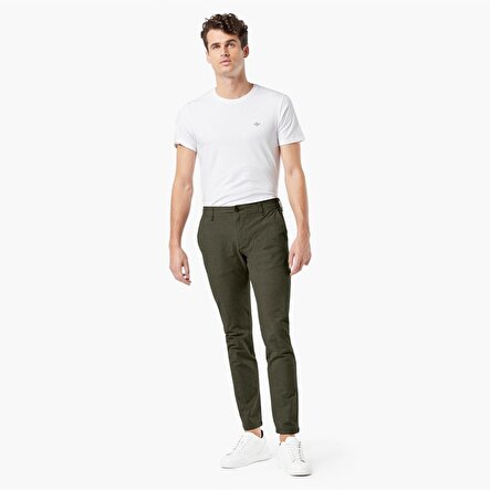 Smart 360 Flex Koyu Yeşil Ultimate Skinny Fit Chino Pantolon
