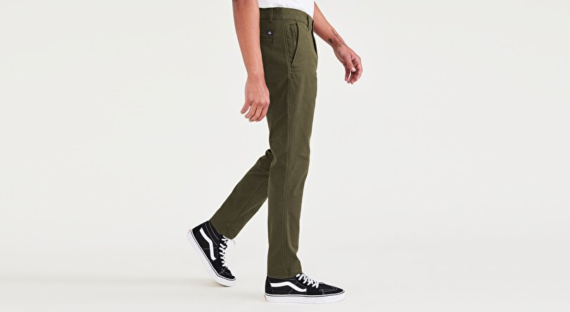 Smart 360 Flex Yeşil Ultimate Skinny Fit Chino Pantolon