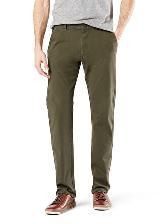 Smart 360 Flex Koyu Yeşil Ultimate Slim Fit Chino Pantolon