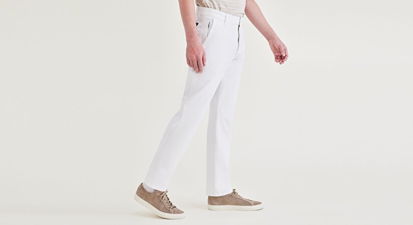 Smart 360 Flex Beyaz Ultimate Slim Fit Chino Pantolon