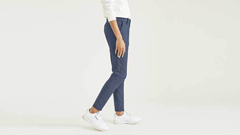 Weekend Chino Lacivert Skinny Fit Pantolon