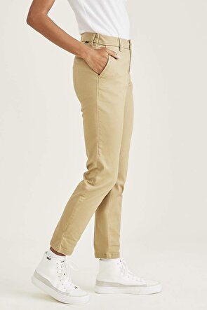 Weekend Chino Bej Skinny Fit Pantolon