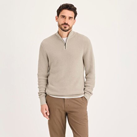 1/4 Fermuarlı Kazak