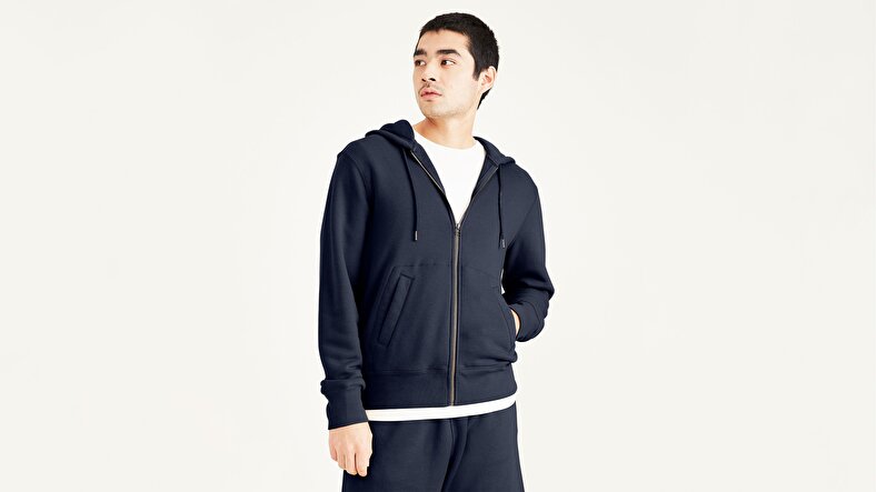 Sport Fermuarlı Hoodie