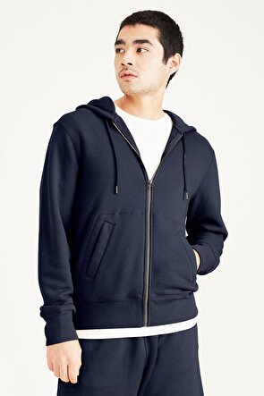 Sport Fermuarlı Hoodie